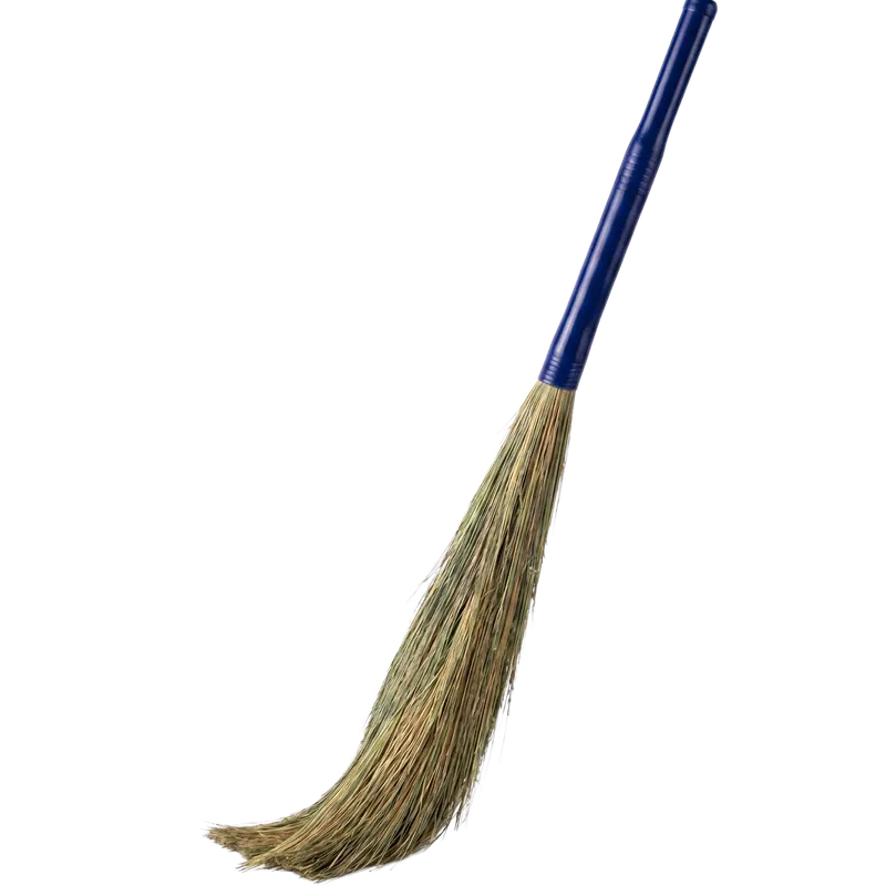 350g grass broom with premium plastic handle for wholesale supply